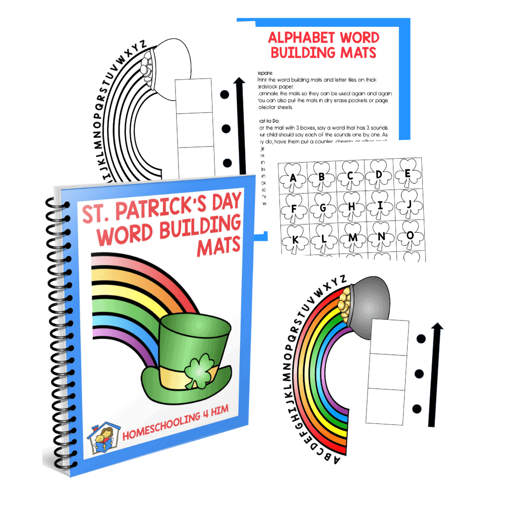 St. Patrick's Day Word Building Mats