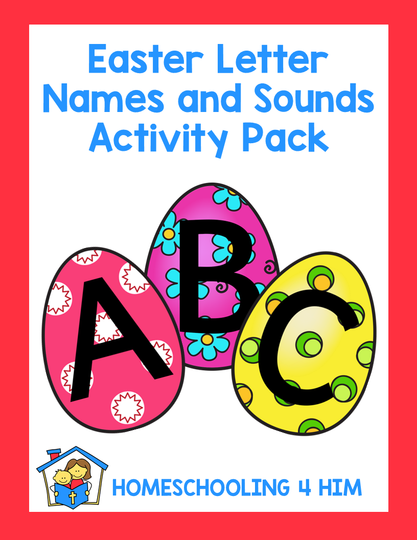 Easter Letter Names and Sounds Activity Pack