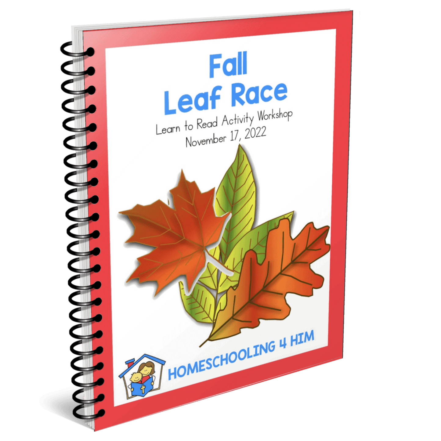 Fall Leaf Race Letter Game