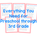 Sight Word Success Mega Activity Bundle | PreK to 3rd