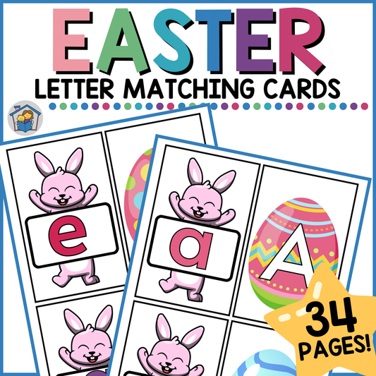 Easter Letter Matching Cards